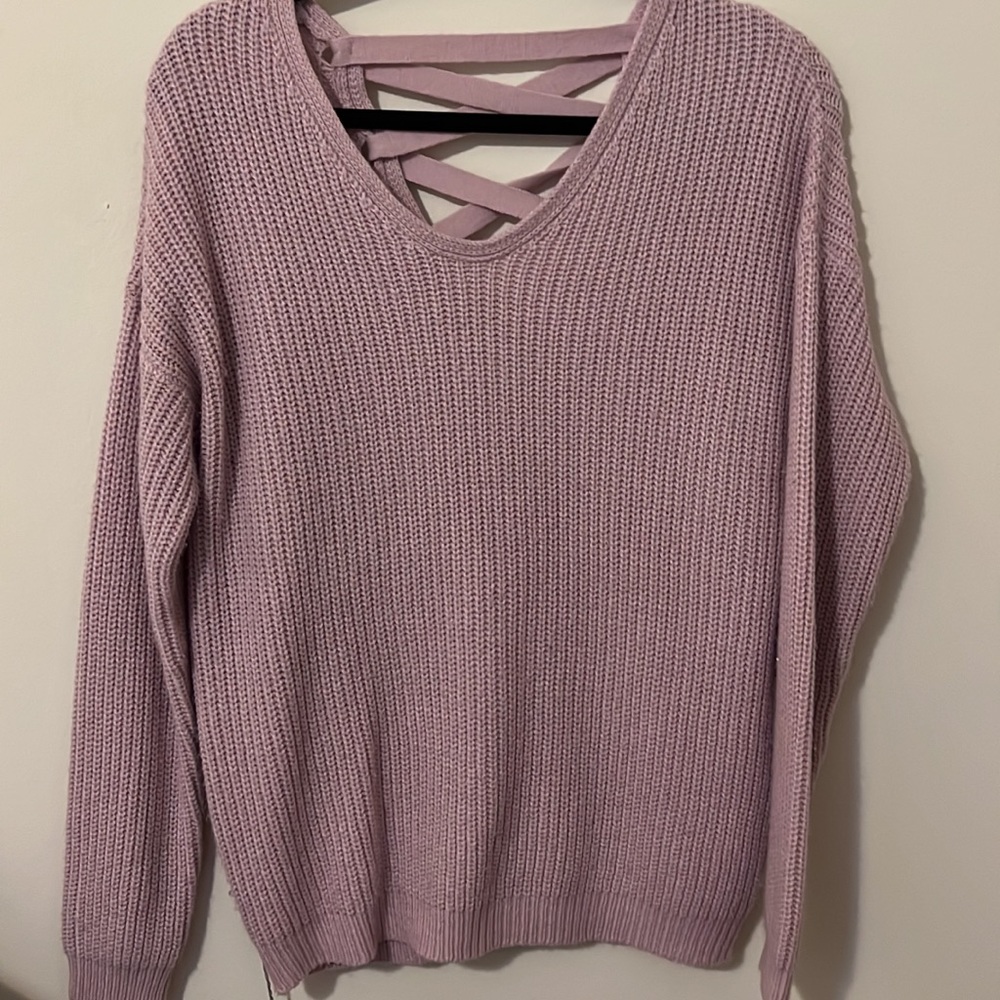 Comfy purple sweater